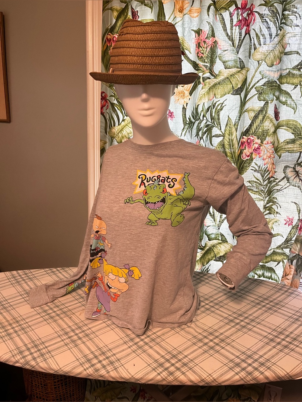 Nickelodeon Gray Rugrats Graphic Long-Sleeve Tee M (7-9)